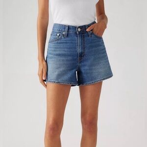 Levi's High Waisted Mom Shorts Jean Shorts 32
